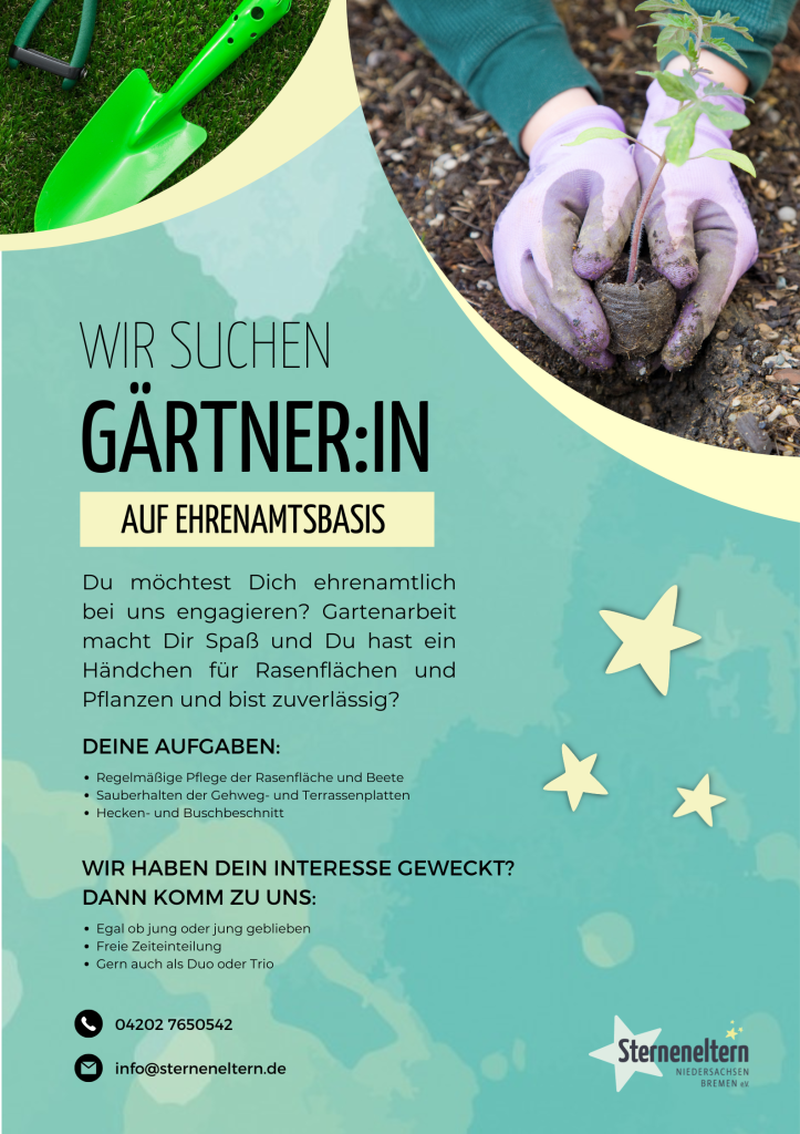 Gärtner:in auf Ehrenamtsbasis (m/w/d)