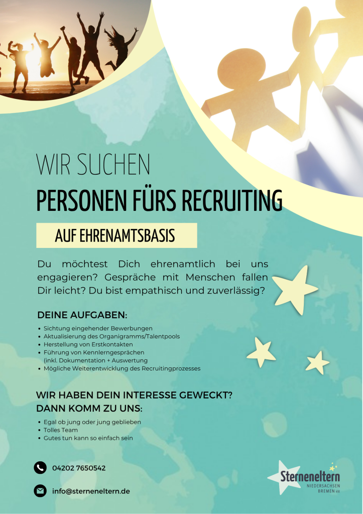 Personen fürs Recruiting auf Ehrenamtsbasis (m/w/d)